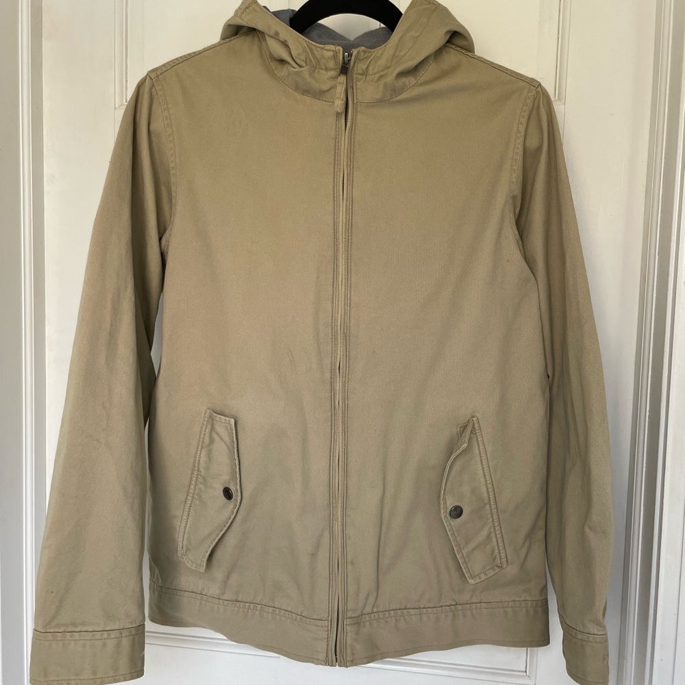 Large land ends, kids khaki coat